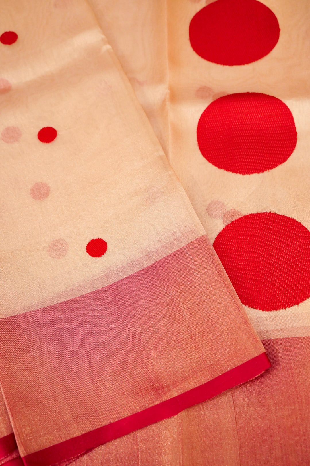 Silver Pure Banarasi Katan Tissue Saree with Contemporary Pink Accents