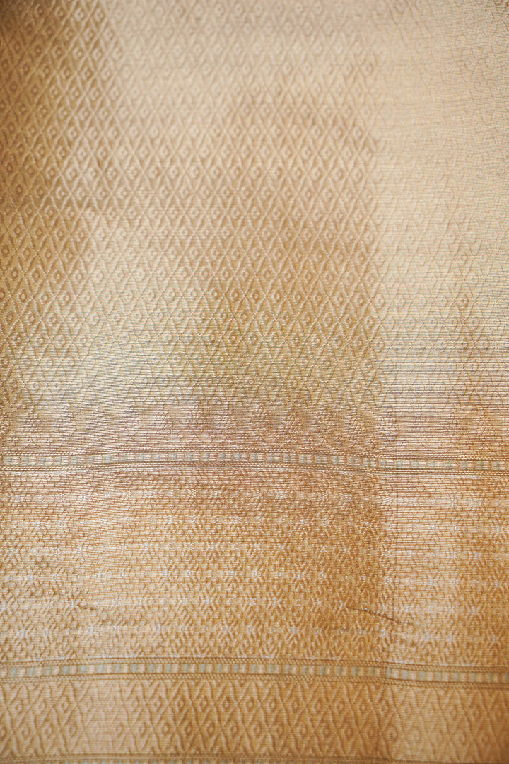 Sage Majesty Pure Brocade Katan Silk Banarasi Saree View 6