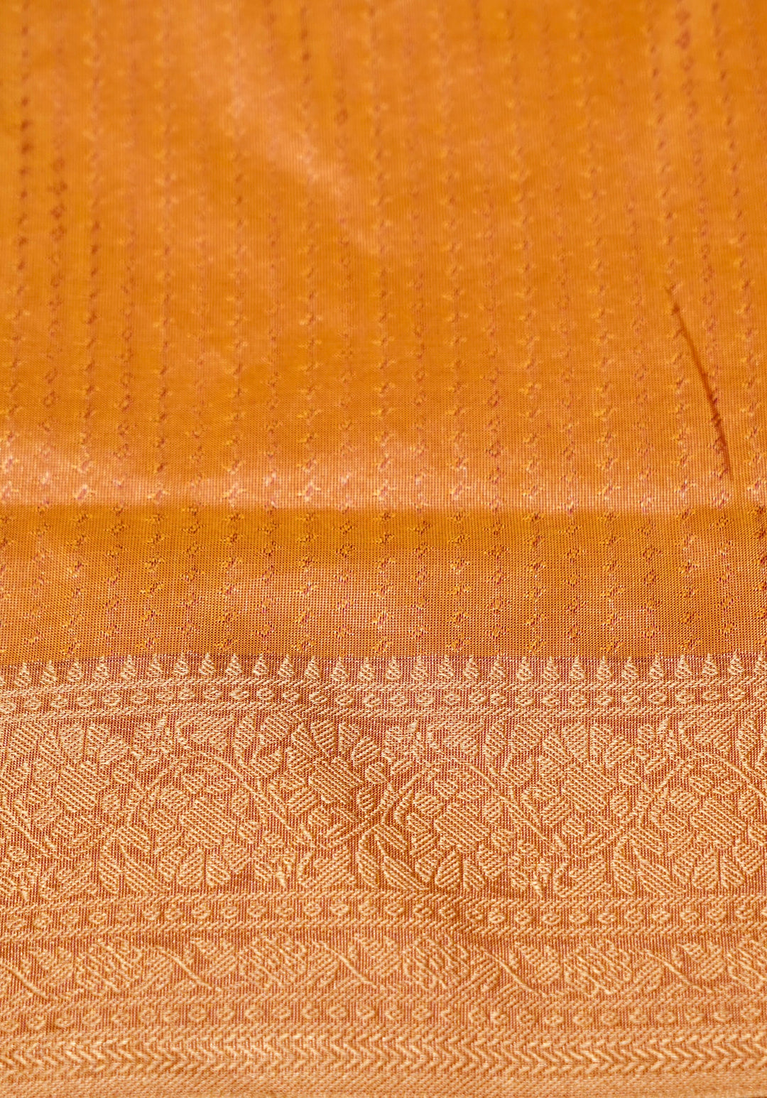 Mustard Yellow Handwoven Banarasi Pure Tanchoi Silk Saree