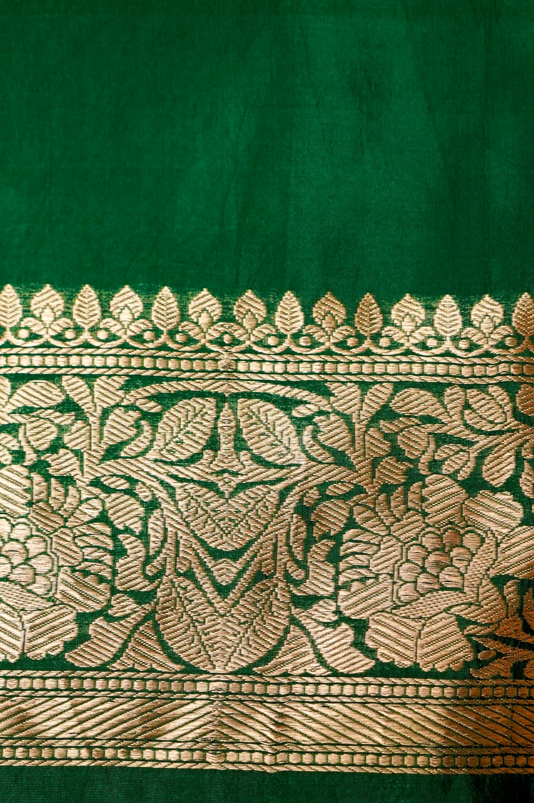 Elegant Green Katan Silk Cord Set for Festive and Traditional Occasions View 5