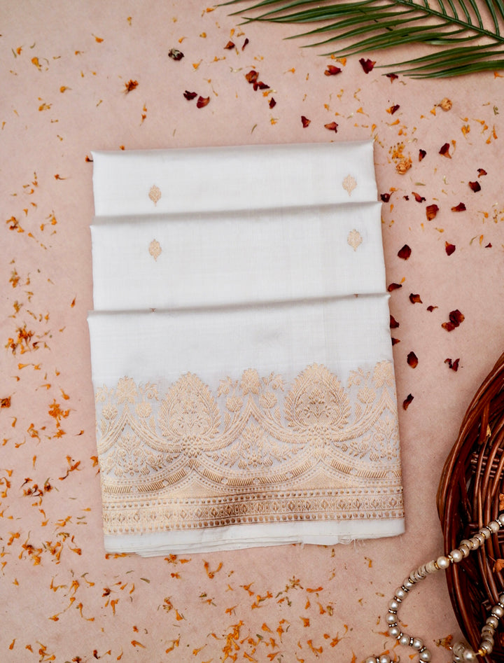 The Regal Essence – Banarasi Raw Mango Puna Silk Collection