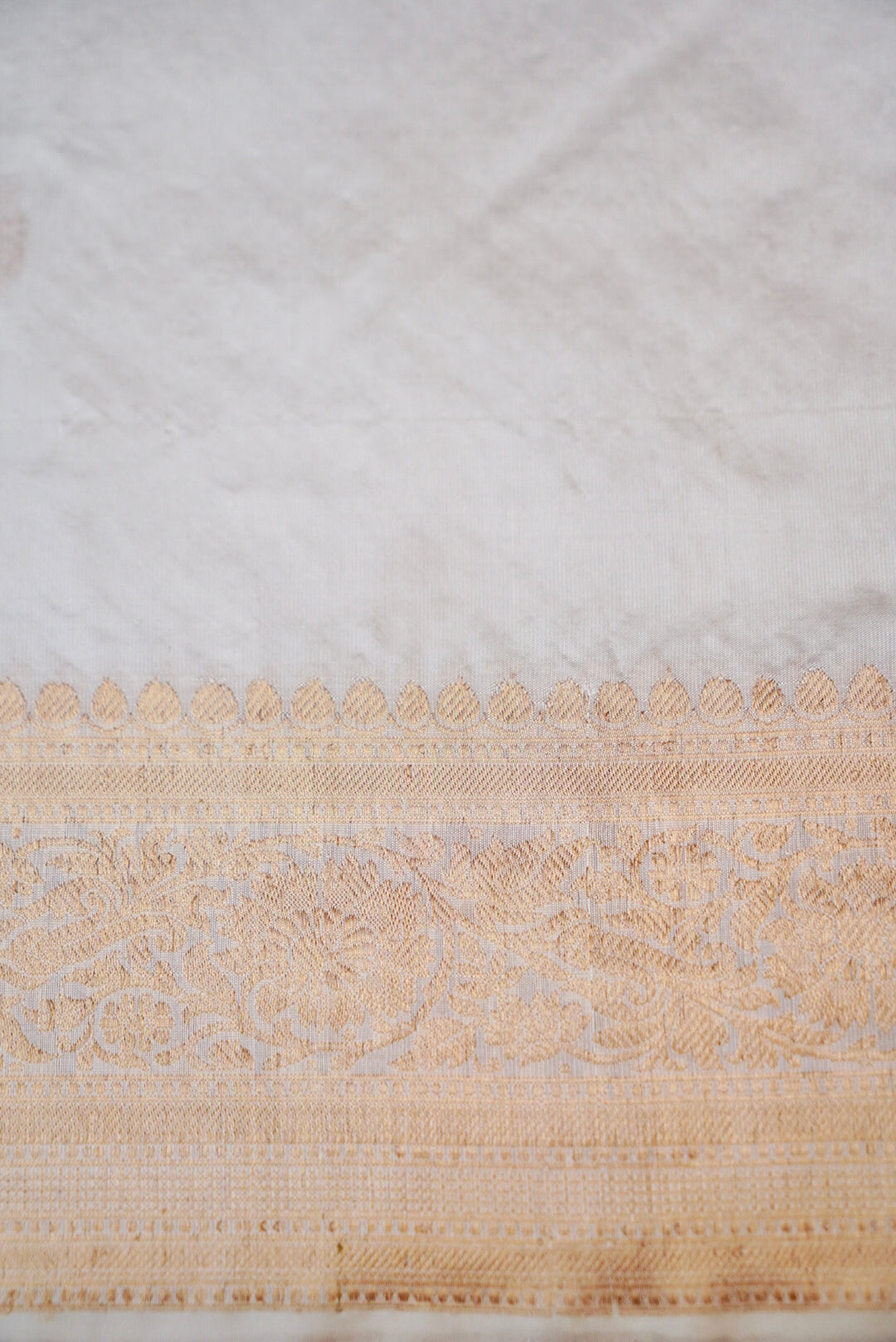 Whispers of Varanasi – Handcrafted Raw Mango Silk Saree
