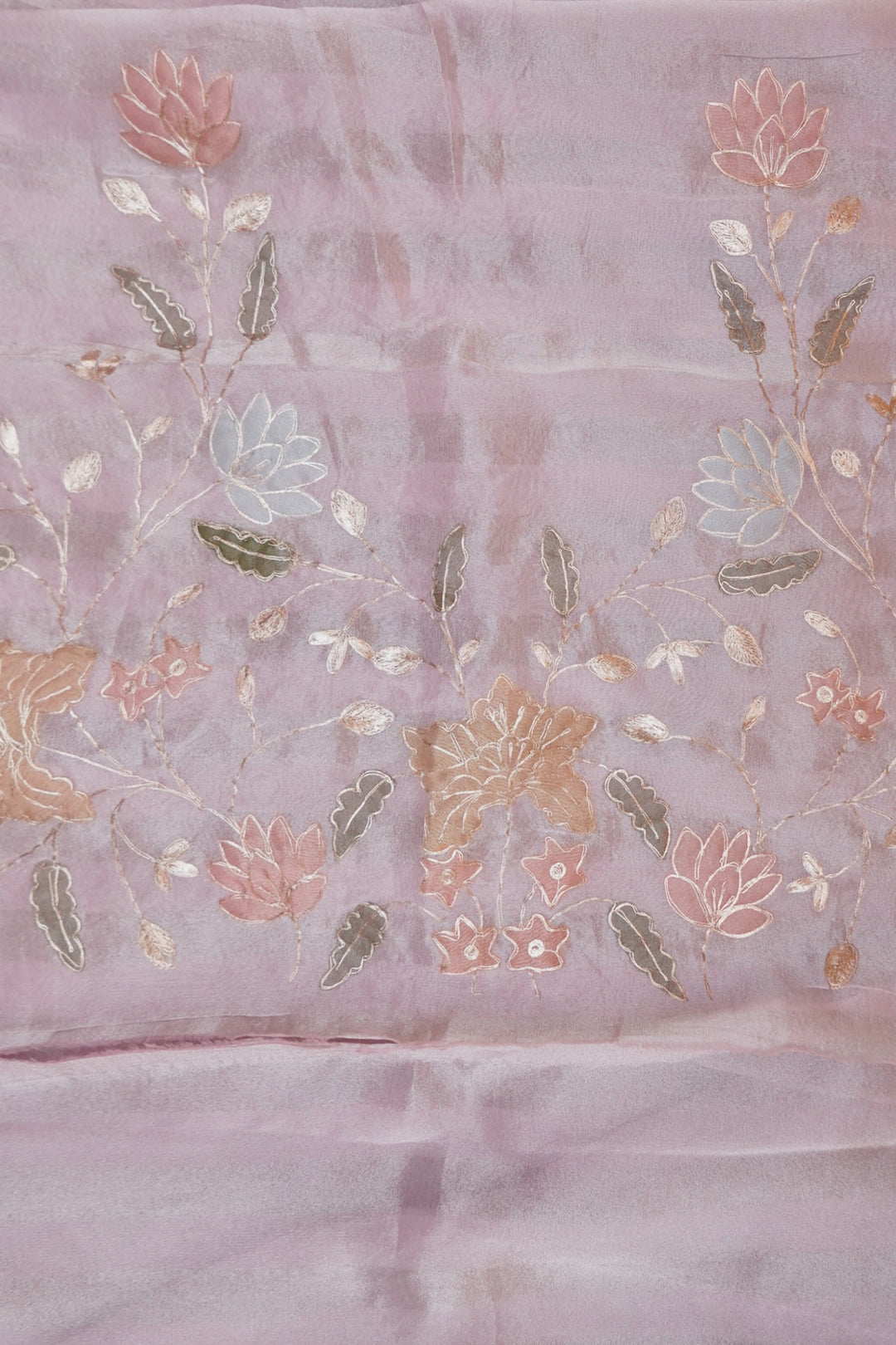 Pure Soft Tissue Saree with Pitta Zari &amp; Placement Hand Painting
