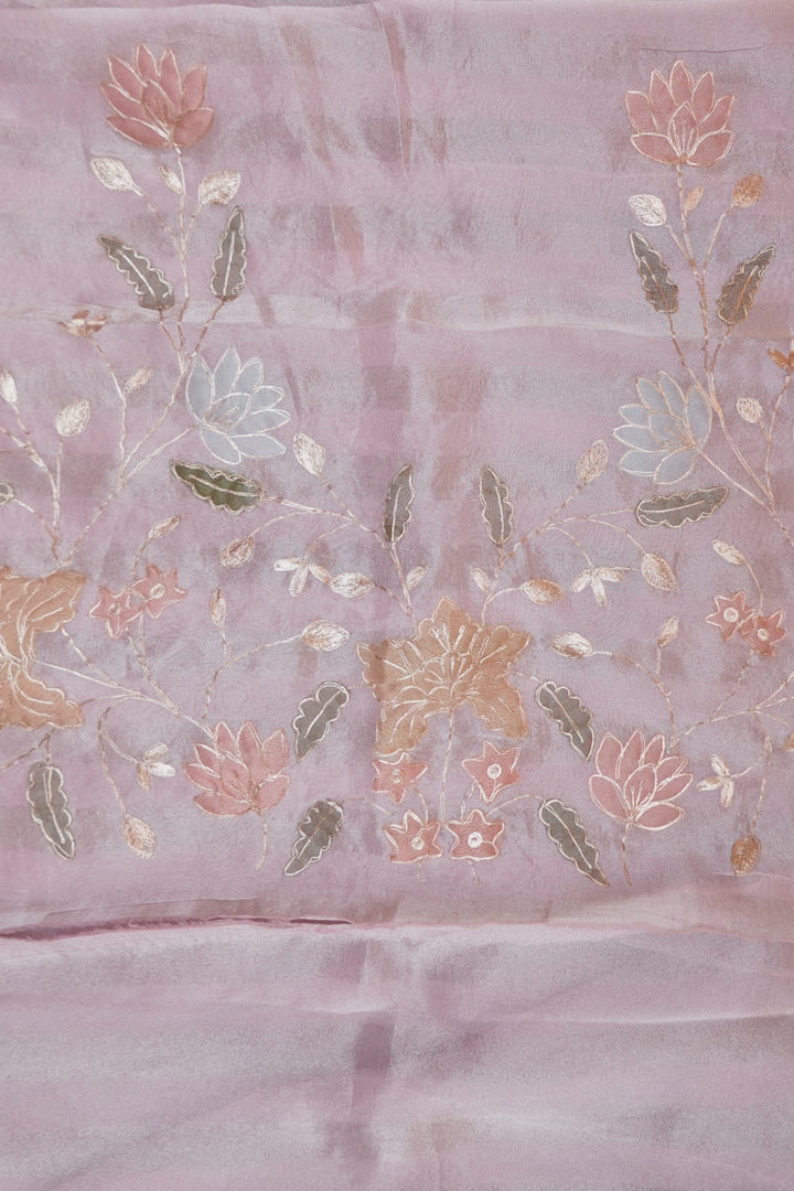 Pure Soft Tissue Saree with Pitta Zari &amp; Placement Hand Painting