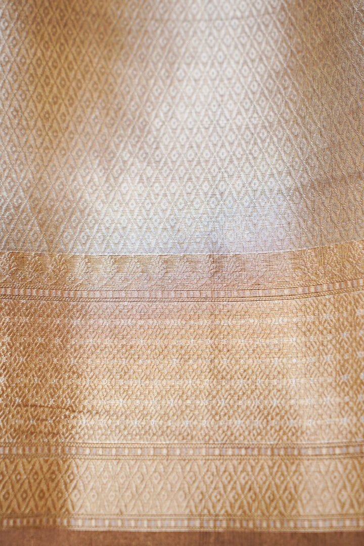 Mauve Majesty Pure Brocade Katan Silk Banarasi Saree View 7