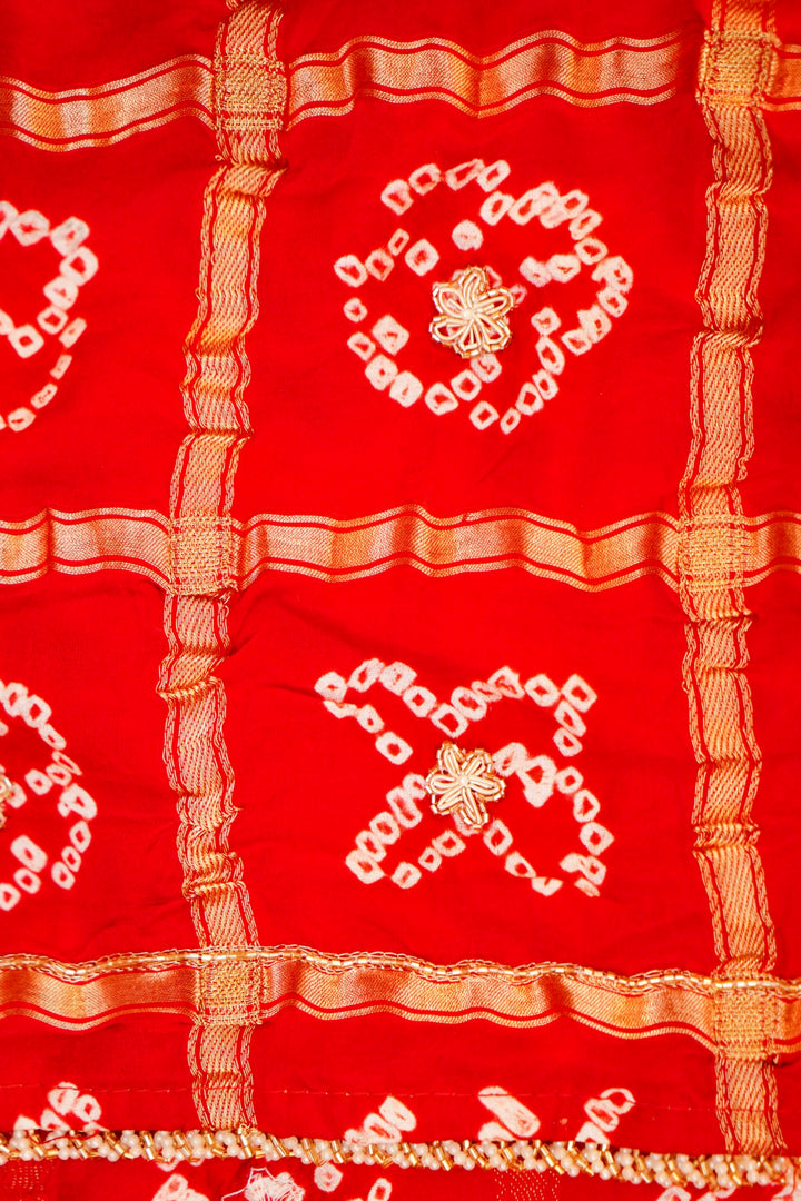 Golden Pure Tissue Saree with Multicolor Patchwork Embroidered Border