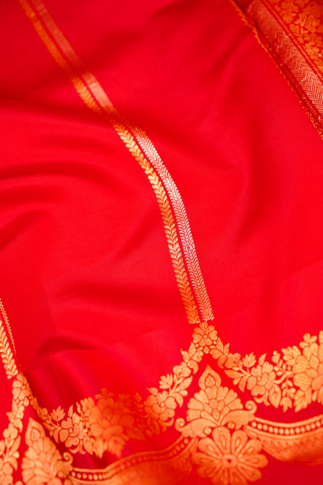 Handwoven Banarasi Pink Pure Katan Silk Bridal Saree