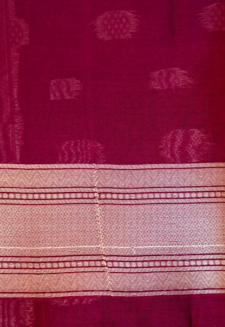 Wine Elegance – Pure Katan Silk Handloom Contemporary Banarasi Madhubala Weaving Saree