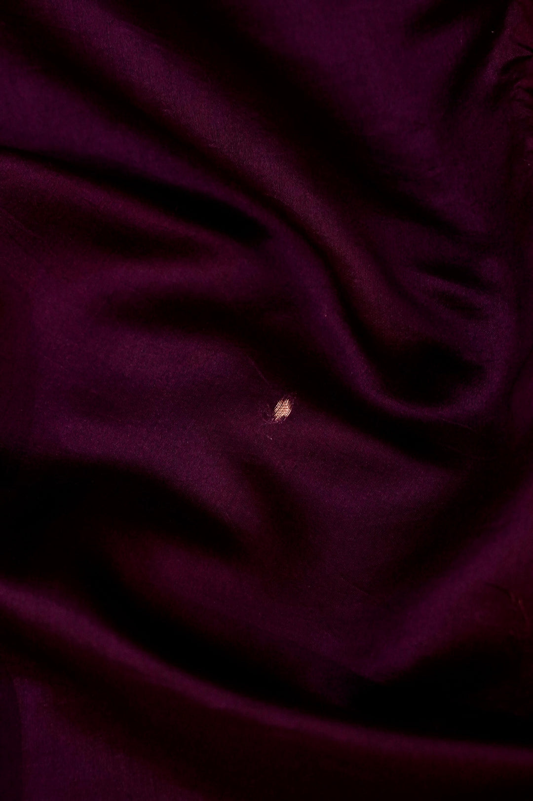 Imperial Plum Elegance – Pure Banarasi Handloom Chiniya Silk Saree in Dark Purple