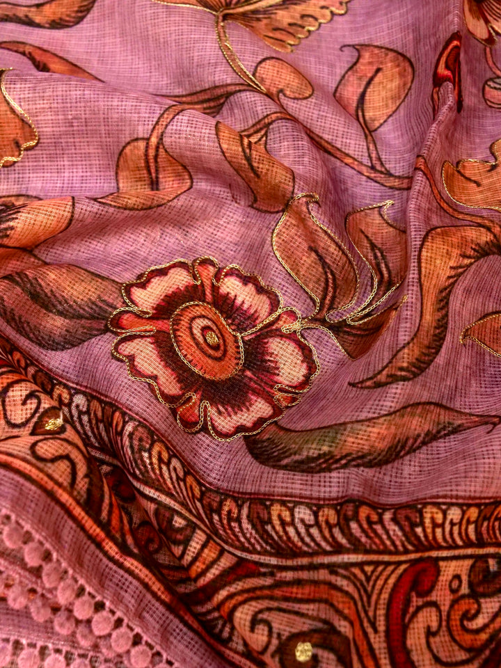 One Saree for Every Day of Summer- Mauve pink cotton saree