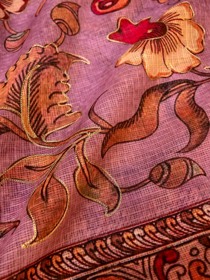 One Saree for Every Day of Summer- Mauve pink cotton saree