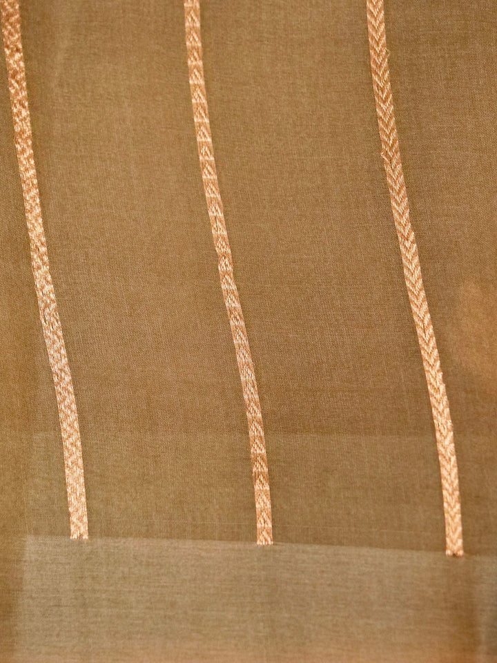 Handwoven Banarasi Organza Kora Khadwa Woven Saree