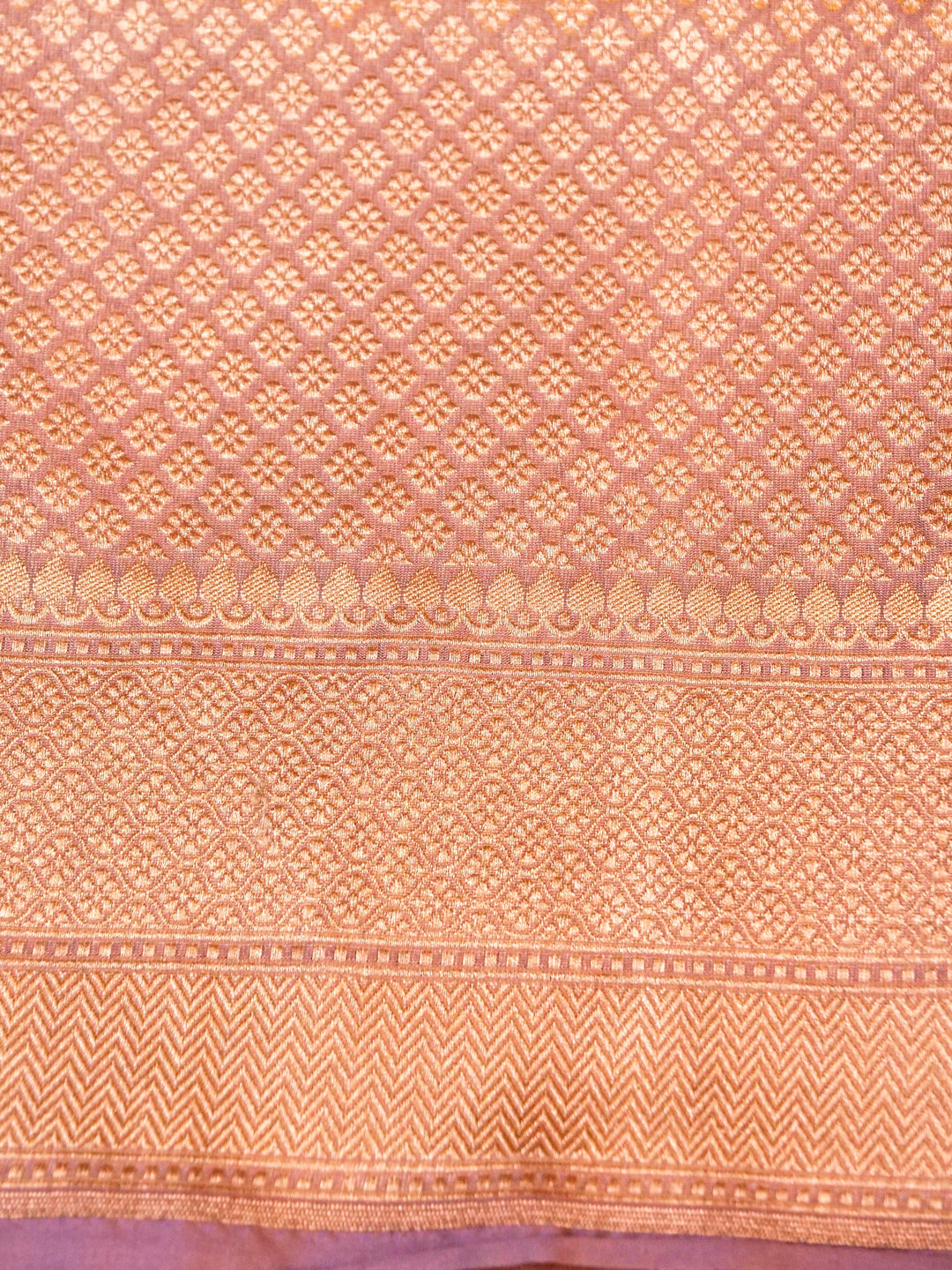 Handloom Tissue by Katan Silk Floral Jaal Sonaroopa Saree