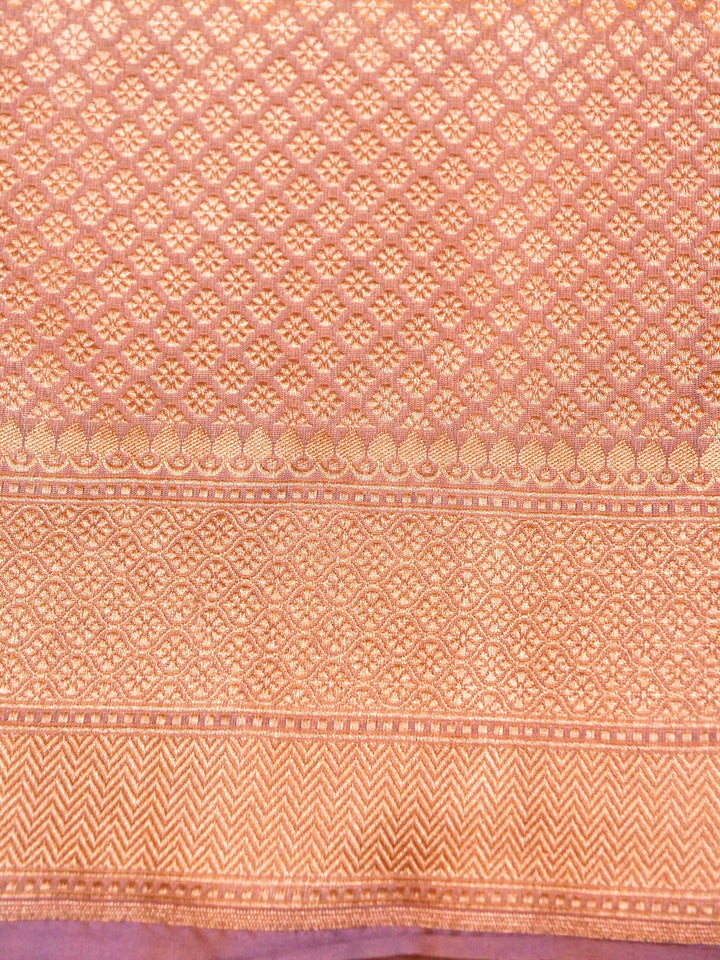 Handloom Tissue by Katan Silk Floral Jaal Sonaroopa Saree