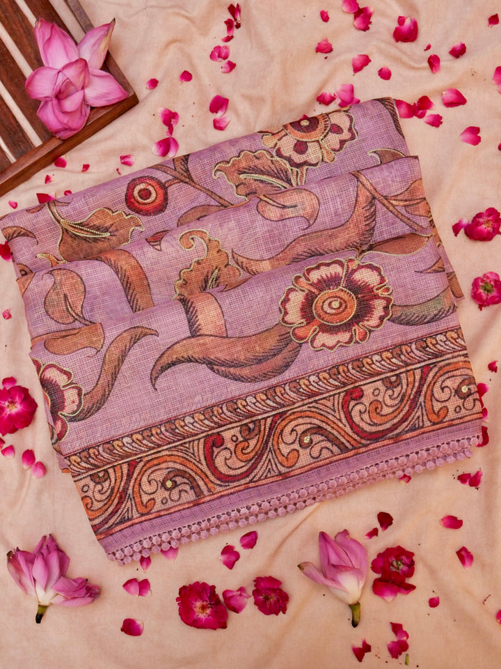 One Saree for Every Day of Summer- Mauve pink cotton saree