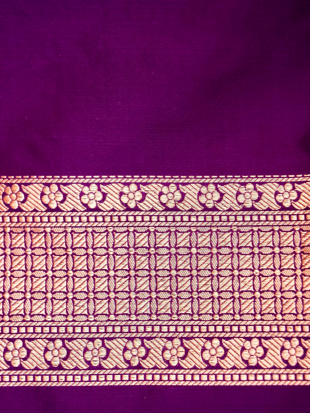 Handloom Banarasi Regal Purple Katan Silk Saree