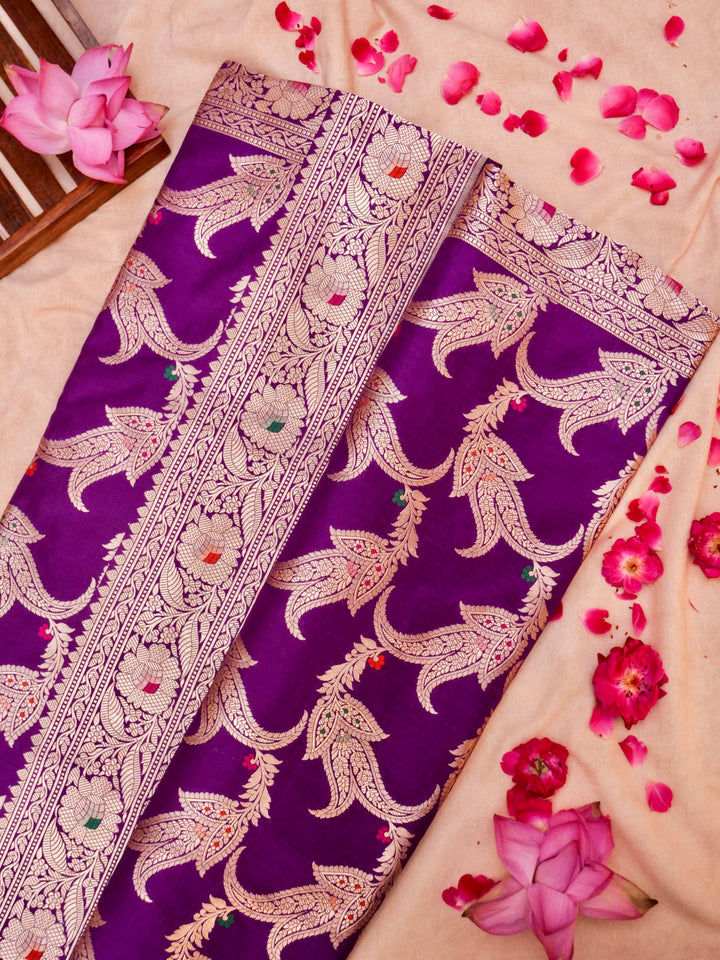 Handloom Silk Banarasi Woven Saree