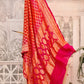 Banaras Khaddi Georgette Bandhej Dupatta