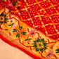 Banarasi Bandhej Khaddi Georgette Silk Saree