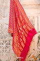 Banaras Khaddi Georgette Bandhej Dupatta