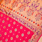 Banarasi Bandhej Khaddi Georgette Silk Saree