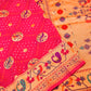 Banarasi Bandhej Khaddi Georgette Silk Saree