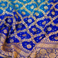 Banaras Khaddi Georgette Bandhej Dupatta