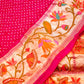 Banarasi Bandhej Khaddi Georgette Silk Saree