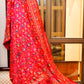 Banarasi Bandhej Khaddi Georgette Silk Saree