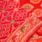 Banarasi Bandhej Khaddi Georgette Silk Saree