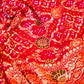 Banarasi Bandhej Khaddi Georgette Silk Saree