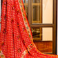 Banarasi Bandhej Khaddi Georgette Silk Saree