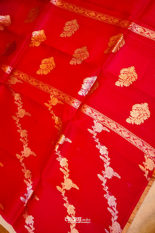 Banarasi Pure Organza Sonaroopa Silk Saree